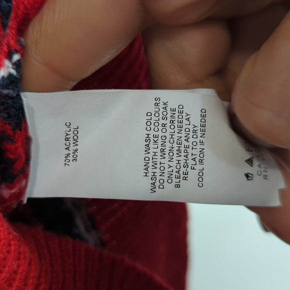 Joe Fresh Patterned Wool Blend Sweater - Picture 5 of 9